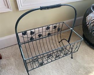 Magazine rack, $10