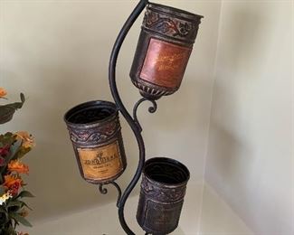 Wine bottle holder, $20