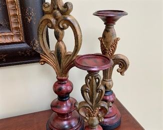 Set of 3 candlesticks, $40