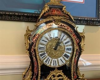 Mantle clock, battery operated, $125