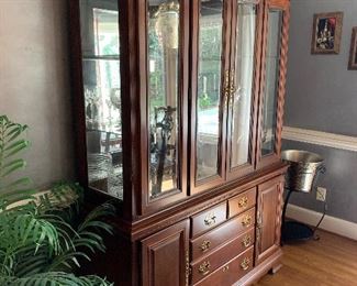 American Drew china cabinet, $650