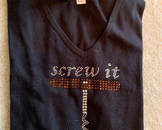 Ladies T, size medium, $5