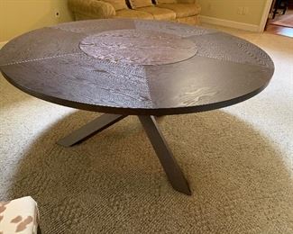 Lazy Susan dining table, $225