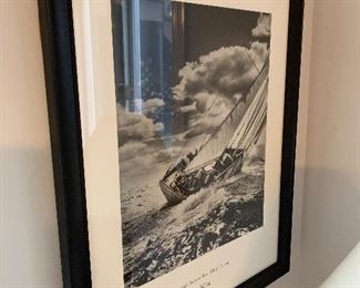 Black and white print, $25