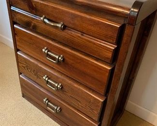 Chest of drawers, $25 as is (top drawer wonky)