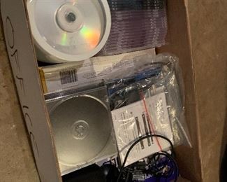 Blank CDs, Cases, CD label maker, $15 all