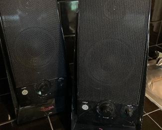 Rocketfish speakers, $12