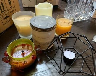 Candle lot, $6 all