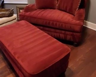 Bernhardt chair and a half, $650 FIRM, originally purchased for $1900 from Haverty’s 3 years ago - barely used!