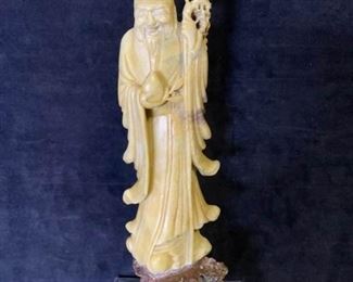 023m Carved Stone Figurine