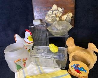 008m Rooster  Hen Collectibles
