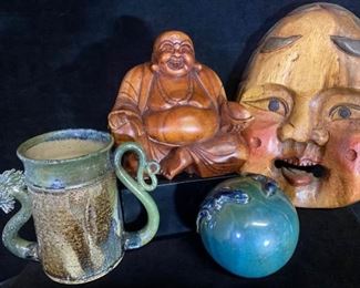 044m Chinese Happy Buddha  Other Collectibles