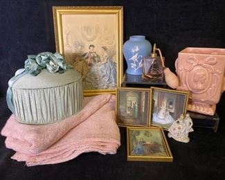 009m Pacific Pottery Vase  Austrian Perfume Bottle