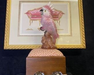 074m Pink Galah Cockatoo  Other Complimenting Decor