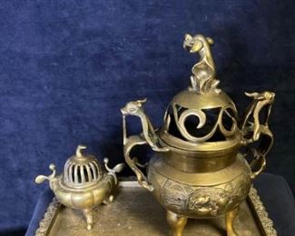 101m Brass Dragon Censer  Other