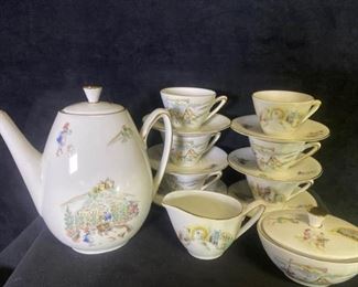 082m Winterling Bavaria Tea Set Oscar Schaller