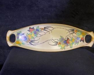 106m Artist Signed Porcelain Serving Tray