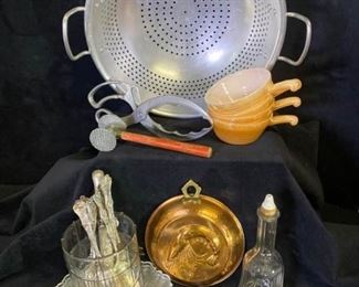 118m FireKing, Tree Shaped Dishes  Other Vintage