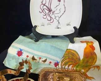 126m Rooster Theme Molds, Cutters  Trays