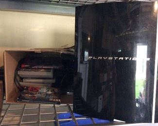 PlayStation3 with games and controllers $75