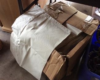 Box of drawstring bags $50