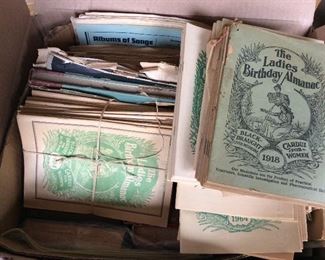 Ladies Birthday Almanac books (over 40) $40