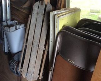 Sled SOLD; chairs $5 ea