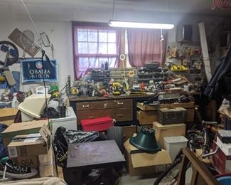 ZOOM IN AND GET SOME GOOD LOOKS,  LOTS OF TREASURES MAY BE BURIED. hand tools: lg $8, med $4, sm $2. Power  (corded or battery) $22 (UNLESS PICTURE SPECIFICALLY STATES OTHERWISE!!) Jumper cables--$12 each