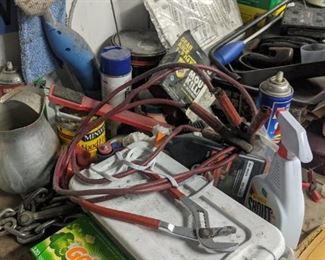 ZOOM IN AND GET SOME GOOD LOOKS,  LOTS OF TREASURES MAY BE BURIED. chemicals/ cleaning $2 each. hand tools: lg $8, med $4, sm $2. Power  (corded or battery) $22 (UNLESS PICTURE SPECIFICALLY STATES OTHERWISE!!) Jumper cables--$12 each