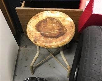 metal stool $15