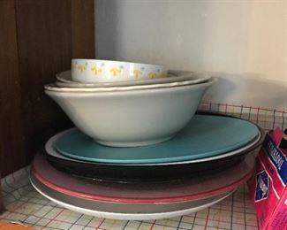 rogue plates, bowls $2 each