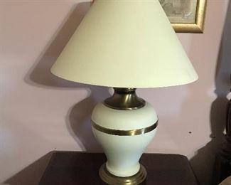 white lamp $20