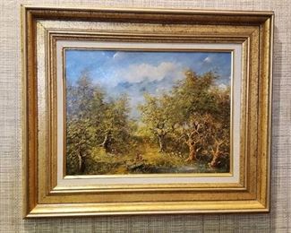 Flemish Painting by Imre Gali ~ 16 in. x 12 in. ~ Framed: 23 in x 19 in. ~ Valued at $225