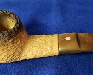 Meerschaum Genuine Block Pipe #140 ~ Made in Tanzania ~ 5 in. long ~ Seems unused