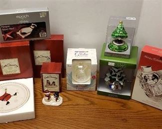 Collection of Christmas Decorations (2 SnoCountry Santa Plates) ~ NIB