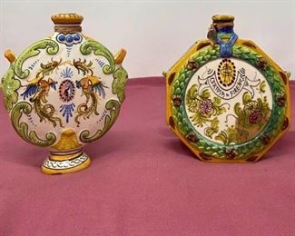 Vintage Italian Art Pottery, liqueur Bottles https://ctbids.com/#!/description/share/373095