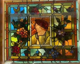 Beautiful Renaissance Stained Glass Window Hanging         https://ctbids.com/#!/description/share/373148