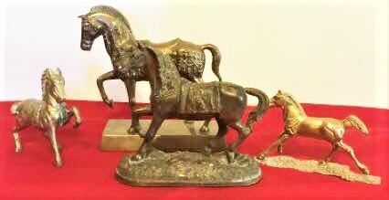 Brass and bronze horses https://ctbids.com/#!/description/share/373306