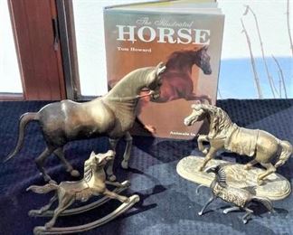 Bronze Decorative Horses https://ctbids.com/#!/description/share/373059