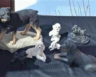 Assorted Dog Sculptures https://ctbids.com/#!/description/share/373058