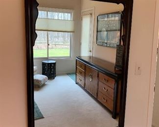 Vintage Oriental Mirror (32.5”W x 46.5”T) - $175 or best offer.