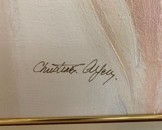 Christine Alfery artwork (58”W x 44”T) - $950 or best offer.