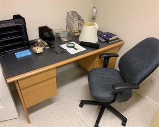 Desk (5ft x 30”) - $125 or best offer.  Desk chair - $30 or best offer.