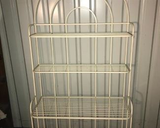5' METAL BAKERS RACK-4.5" w 5' t - $40