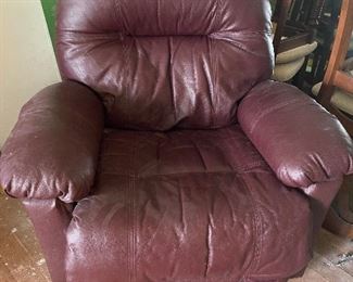 Nice leather recliner – $160