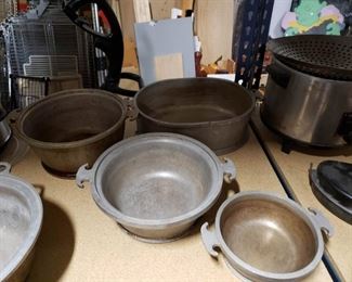 (4) Assorted cast iron Guardian Service cookware  $75 for all 4 