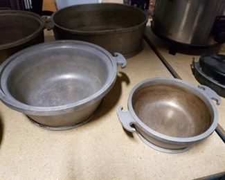 (4) Assorted cast iron Guardian Service cookware  $75 for all 4 