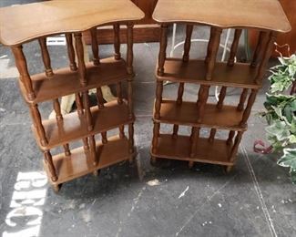 (2) Wooden wall mount or table top displays 2/$35