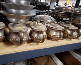 Assorted insulated tea pots Call