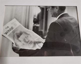 Framed & matted John f Kennedy Picture Call 